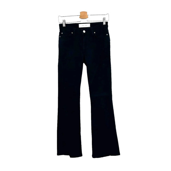 IRO Figaro Flare Jeans Dark Blue Denim Wash Size 26 - Picture 2 of 10